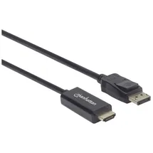Manhattan DisplayPort / HDMI Adapterkabel 1,00 m Schwarz