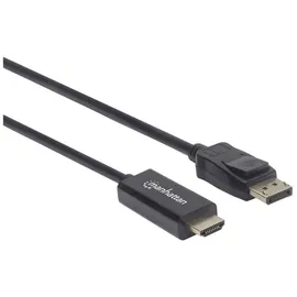 Manhattan DisplayPort / HDMI Adapterkabel 1,00 m Schwarz