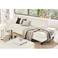 W.Schillig Couch Leder 3-Sitzer Weiß