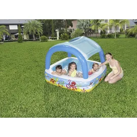 BESTWAY Planschbecken Pavillion mit Dach 140 x 140 x 114 cm