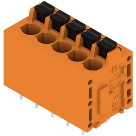 Weidmüller 1331140000 Federkraftklemmblock 2.5mm2 Polzahl 5 Orange 55St.