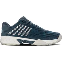 K-Swiss Hypercourt Express 2 HB Tennis Shoe, Indian Teal/Star White/Moonstruck, 43