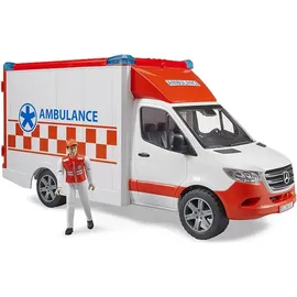 Bruder 02676 - MB Sprinter Ambulanz rot/weiß 1:16