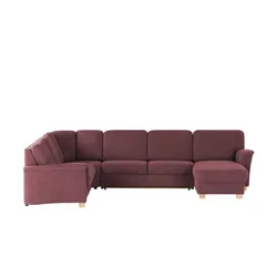 smart Wohnlandschaft  Valencia ¦ rot ¦ Maße (cm): B: 341 H: 90 T: 179.0