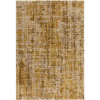 KADIMA DESIGN Teppich TIBER-Rom, abstrakt, Senfgelb, 160 x 230 cm
