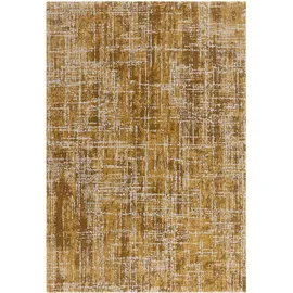 KADIMA DESIGN Teppich TIBER-Rom, abstrakt, Senfgelb, 160 x 230 cm