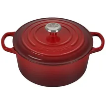 Le Creuset Signature Bräter 22 cm rund kirschrot