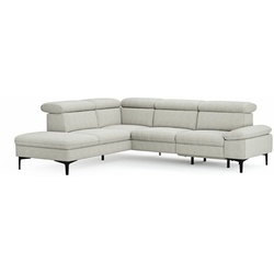 CASEDO Ecksofa Palma Stoff Naturel