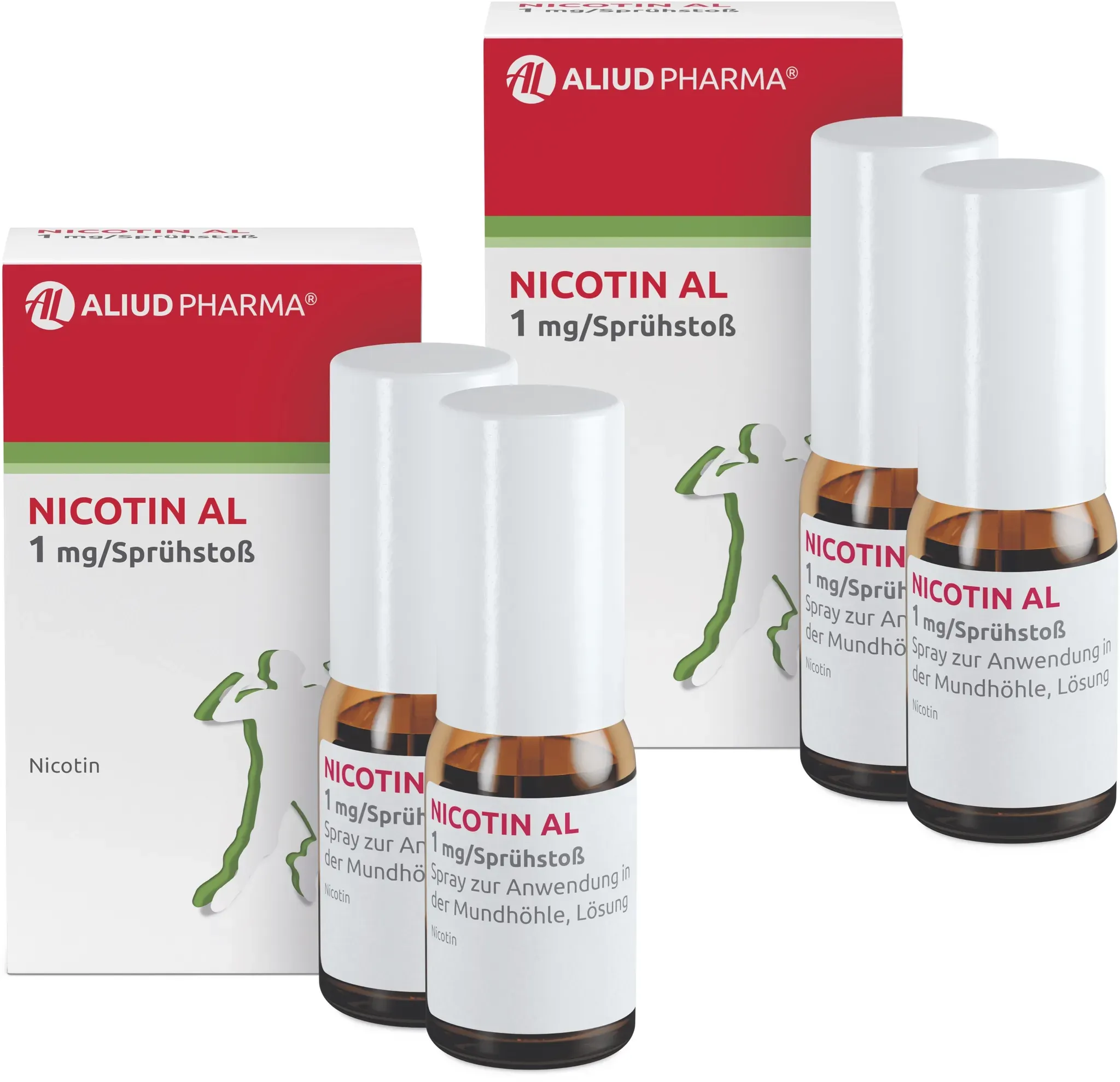 2er Set Nicotin AL 1 mg/Sprühstoß Spray z.Anw.i.d.Mundhö. 2 St