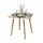 Relaxdays Eckiger Esstisch 75 x 75 x 75 cm bronze