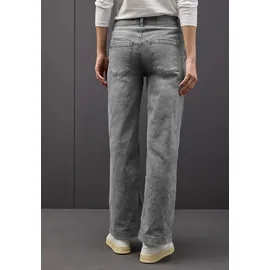 STREET ONE Wide Leg Jeans light Grey random washed, 32 - 32W / 30L