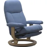 Stressless "Consul", elektrisch verstellbar, optional 2-motorisch, Größe M & L blau 76 cm x (100% cm x 74 cm