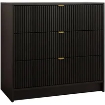 Mirjan24 Tireno 80 x 75 x 40 cm Schwarz Molet
