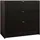 Mirjan24 Tireno 80 x 75 x 40 cm Schwarz Molet