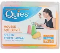 Quies Protection auditive Mousse confort Bouchons D'Oreille 6 pc(s)