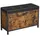 VASAGLE Schuhbank 80 x 51 x 30 cm braun / braun