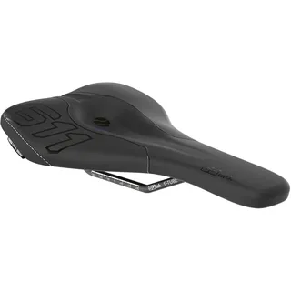 SQlab 611 Ergowave S-Tube Fahrradsattel (Größe 13CM, schwarz)