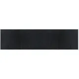 vidaXL Teppich, Rechteckig Grau 100x400 cm Bambus