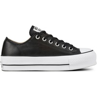 Converse Chuck Taylor All Star Platform Clean OX 561681C Schwarz, Schuhgröße:37