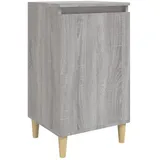 vidaXL Nachttisch Grau Sonoma 40x35x70 cm Holzwerkstoff