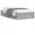 vidaXL Bettgestell 75 x 190 cm Betongrau