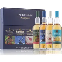 Spirited Xchange Special Releases Tasting Set 2023 56,5% Vol., 59,7% Vol., 55% Vol., 56,4% Vol. 4x0,2l in Geschenkbox