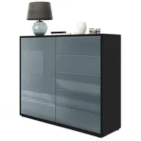 Vladon Kommode, Grau, 79x74x36 cm, Wohnzimmer, Kommoden & Sideboards,