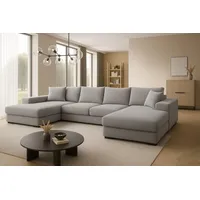 Mebloland Ecksofa VIENA 328x182 cm mit Schlaffunktion, Bonellfederkern und