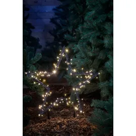 Luca Lighting Gartenstecker Stern 150 LED Classic Weiß
