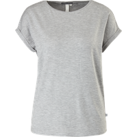QS - T-Shirt im Loose Fit, Damen, grau, XL