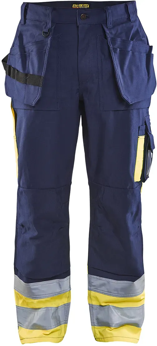 Blakläder High Vis Bundhose 1529 1370 in zwei Farben - marineblau/gelb - 148 (C98)