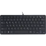 R-Go Tools Compact Tastatur DE schwarz (RGOECQZB)