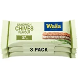 Wasa Knäckebrot Sandwich Käse & Schnittlauch Multipack, 8 x 111g