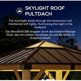 Sunjoy Rapi 2,25 x 2,25 m Braun