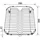 Blanco Abtropfrost 34 x 40 x 3 cm Silber