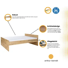 Arthur Berndt Jugendbett Eiche Artisan 120 x 200 cm Holz massiv