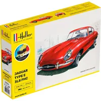 Heller 80709 - Modellbausatz Jaguar Type E 3L8 FHC