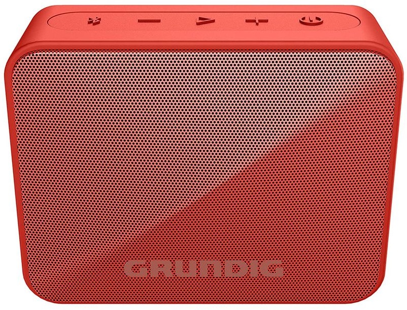 Grundig GBT SOLO rot Mobiler Lautsprecher Bluetooth Freisprechfunktion IPX5