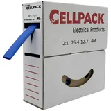 Cellpack Schrumpfschlauch in Abrollbox 4m SB/25.4-12.7/blau/4m
