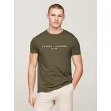 Tommy Hilfiger T-Shirt » LOGO TEE«, aus reiner, nachhaltiger Baumwolle Gr. S, army green, , 79385807-S