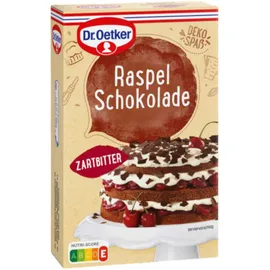 Dr. Oetker Raspelschokolade Zartbitter 100,0 g