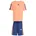 adidas Essentials Kids T-Shirt-Set Kinder - dusky orange/dark blu