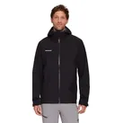 Mammut Wanderjacke Alto Light Hardshell Hooded (leicht, wasserdicht, PFC-frei) schwarz Herren
