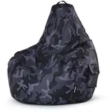 Green Bean Sitzsack Mehrfarbig, Textil, Füllung: Styroporkugeln, Oval, 70x90x80 cm, Hergestellt in Deutschland, Wohnzimmer, Hocker, Sitzsäcke, XXL Sitzsäcke