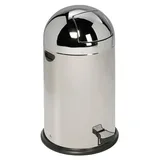 Proregal Klassischer Abfallsammler 40 l Silber