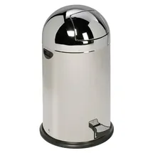 Proregal Klassischer Abfallsammler 40 l Silber