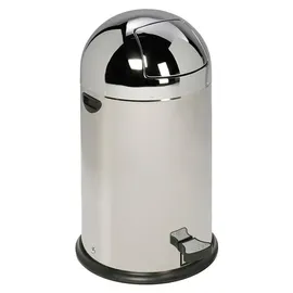 Proregal Klassischer Abfallsammler 40 l Silber