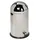Proregal Klassischer Abfallsammler 40 l Silber
