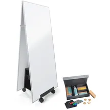 Sigel Whiteboard 90 x 180 cm weiß/schwarz/silber
