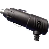 TRU Components 12 V Kfz-Steckverbinder Passend für (Details) Zigarettenanzünder Stecker gewinkelt